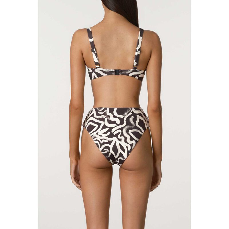 Zulu & Zephyr Paint Flower Balconette Bra Cup image number 1